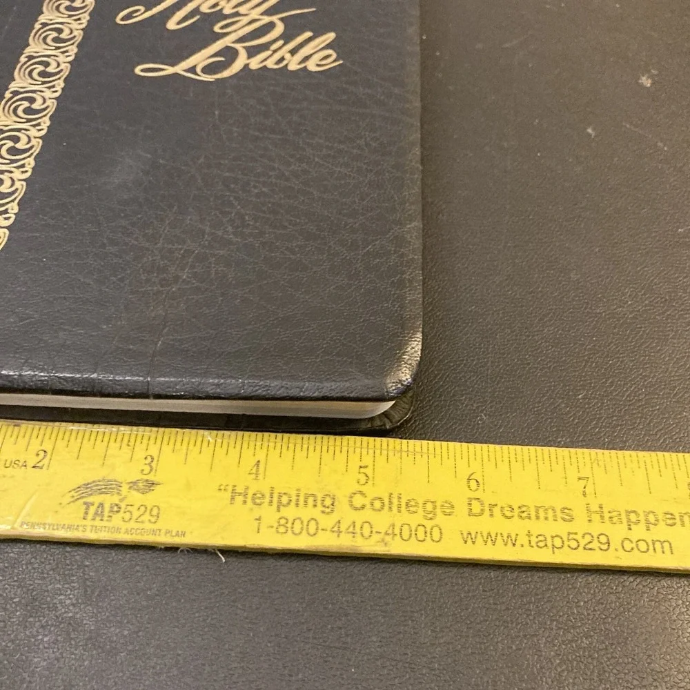 Holy Bible King James Red Letter Edition Crusade 1977‎ Leather Concordance